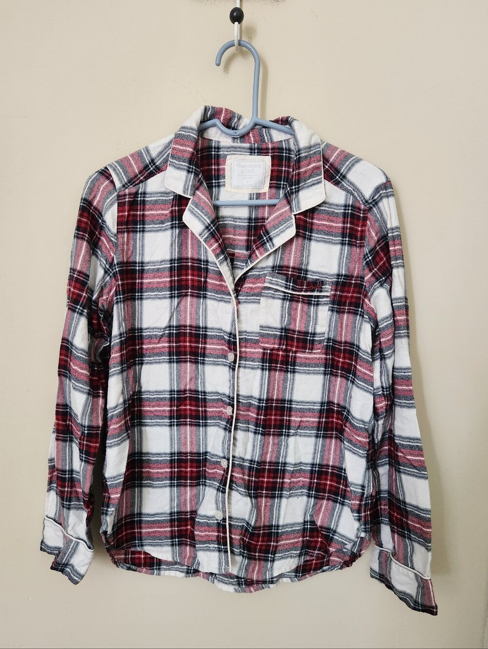 Abercrombie & Fitch Plaid Flannel PJ Set Size M